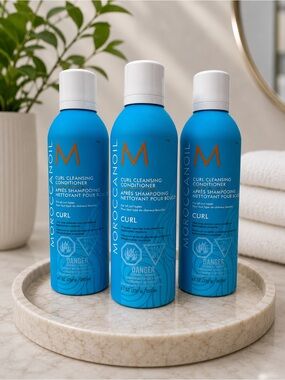 Moroccanoil Curl Cleansing Conditioner 3-Pack 250mL Each NEW
